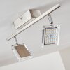 PINEY Ceiling light LED matt nickel, 2-light sources