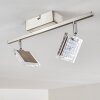 PINEY Ceiling light LED matt nickel, 2-light sources