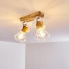 Nifun Ceiling Light brown, white, 2-light sources