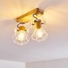 Nifun Ceiling Light brown, white, 2-light sources
