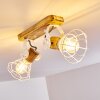 Nifun Ceiling Light brown, white, 2-light sources
