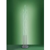 Leuchten Direkt LS-WAVE Floor Lamp LED stainless steel, 3-light sources, Remote control, Colour changer