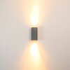 Boda Outdoor Wall Light grey, 2-light sources
