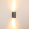 Boda Outdoor Wall Light grey, 2-light sources