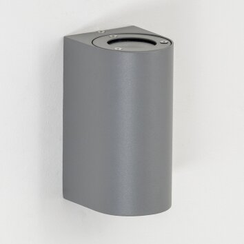 Boda Outdoor Wall Light grey, 2-light sources