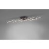 Leuchten Direkt WAVE ceiling light LED black, 3-light sources