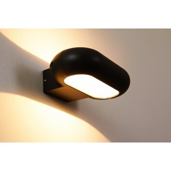 Globo RINAH outdoor wall light LED anthracite, 1-light source