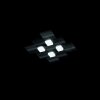 Grossmann CREO Ceiling Light LED black, 4-light sources