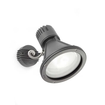 Faro PROJECT Outdoor Spotlight grey, 1-light source