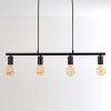 MAIDFORD Pendant Light black, 4-light sources