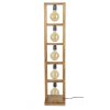 HOOFPLAAT Floor Lamp Light wood, 5-light sources