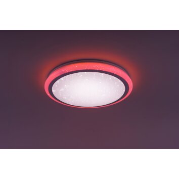 Leuchten Direkt Luisa Ceiling Light LED white, 2-light sources, Remote control, Colour changer