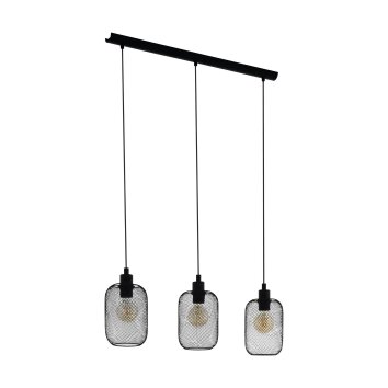 Eglo WRINGTON Pendant Light black, 3-light sources