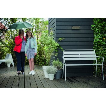 Philips BUSTAN Outdoor Wall Light LED anthracite, 2-light sources, Motion sensor