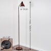 KOPPOM Floor Lamp rust-coloured, 1-light source