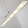 Lourdes pendant light LED chrome, matt nickel, 7-light sources