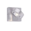 Paul Neuhaus Q-MIA Wall Light LED silver, 2-light sources, Remote control, Colour changer