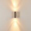 Malaga outdoor wall light stainless steel, 2-light sources