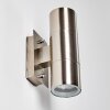 Malaga outdoor wall light stainless steel, 2-light sources