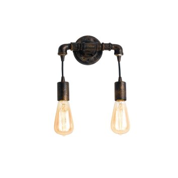 Lutec AMACORD Wall Light brown, 2-light sources