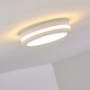 Wollongong outdoor ceiling light LED white, 1-light source