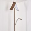 Floor Lamp Lasona LED brown, silver, 2-light sources