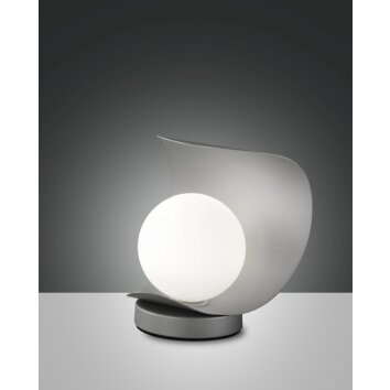 Fabas Luce ADRIA Table Lamp LED silver, 1-light source