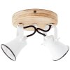 Brilliant Seed Spotlight Dark wood, white, 2-light sources