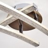Tusula Ceiling Light LED stainless steel, 3-light sources