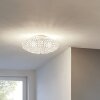 Eglo CLEMENTE ceiling light chrome, Crystal optics, 2-light sources