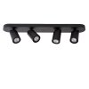 Ceiling Spotlight Lucide XYRUS LED black, 4-light sources