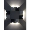 Outdoor Wall Light Mantra TRIAX LED grey, 1-light source