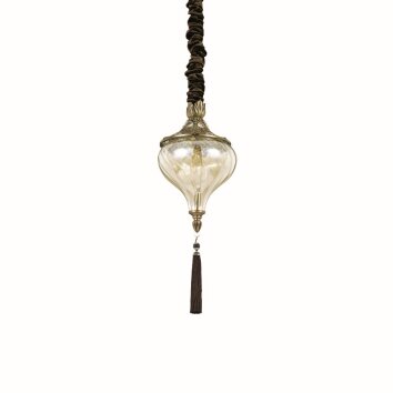Ideal Lux HAREM Pendant Light bronzed, 1-light source
