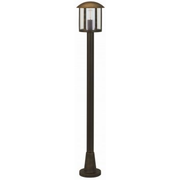 Albert 139 outdoor floor lamp brown, brass, 1-light source