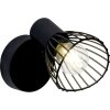 Brilliant ELHI wall spotlight black, 1-light source