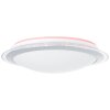 Brilliant DINOS Ceiling Light LED silver, 1-light source, Remote control, Colour changer