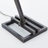 Brilliant Hardwork Table Lamp stainless steel, black, 1-light source