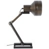 Brilliant Hardwork Table Lamp stainless steel, black, 1-light source