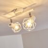 GULLSPANG Ceiling Light white, 2-light sources