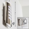 ALSLEV Outdoor Wall Light stainless steel, 1-light source, Motion sensor