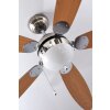 Globo AZURA fan matt nickel, 1-light source
