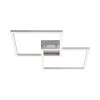 Leuchten Direkt LS-MAXI Ceiling Light LED stainless steel, 2-light sources, Remote control, Colour changer