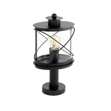 Eglo HILBURN pedestal light black, 1-light source