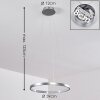 Canisteo Pendant Light LED silver, 1-light source