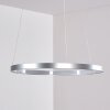 Canisteo Pendant Light LED silver, 1-light source