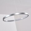 Canisteo Pendant Light LED silver, 1-light source