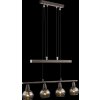 Globo ISLA Pendant Light LED bronze, 4-light sources
