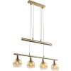 Globo ISLA Pendant Light LED bronze, 4-light sources