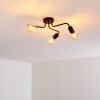 VALCOLLA Ceiling Light black, 3-light sources