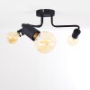 VALCOLLA Ceiling Light black, 3-light sources